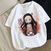 2023 Kawaii Japanese Anime Kimetsu No Yaiba T Shirt Cartoon Demon Slayer Tshirt Cool Demon Blade Graphic T-Shirt Unisex Female