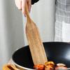 Деревянная лопатка для приготовления пищи Лопатка из тикового дерева Посуда для смешивания Перемешивание Сервировочные жаропрочные ложки для теста Легко моющиеся кухонные принадлежности
