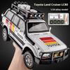 2024 New 1/24 Toyota Land Cruiser LC80 Alloy Car Model Diecast Metal Off-road Vehicles Car Model Sound and Light Simulation Kids Toy Gift