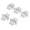 5Pcs Electronic Microwave Oven Magnetron 4 Filament Pin Sockets Converter Home