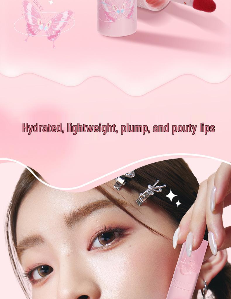 VEECCI Clear Bobo Lip Glaze: Long-lasting, Non-Transfer Double-Ended Lip Gloss.