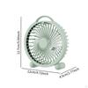Desk Fan Air Cooling Decor Versatile Modern Lightweight Portable Personal Tabletop for Office
