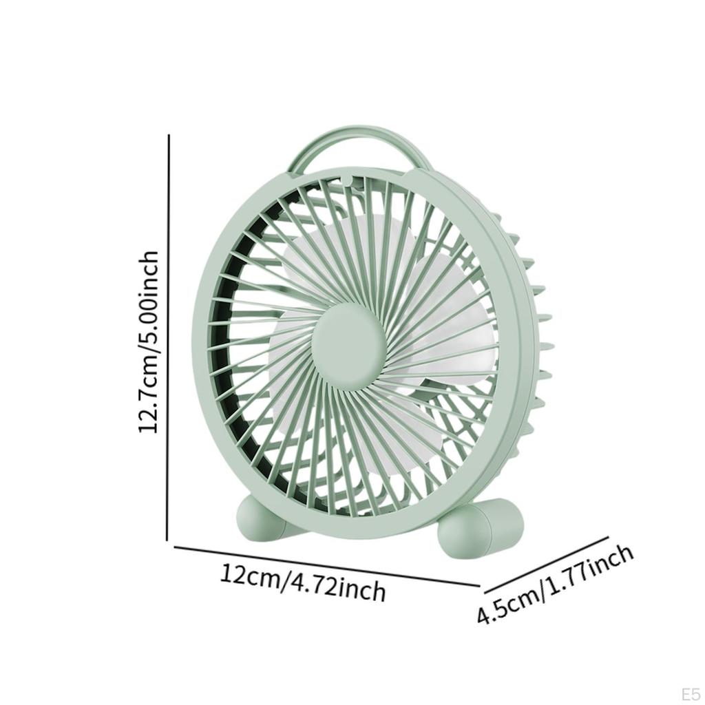 Desk Fan Air Cooling Decor Versatile Modern Lightweight Portable Personal Tabletop for Office
