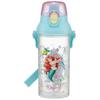 Skater Water Disney Ariel Plastic Clear Bottle for Made In Bottle, 480ml, 24, Kids, Japan, PSB5TR-A