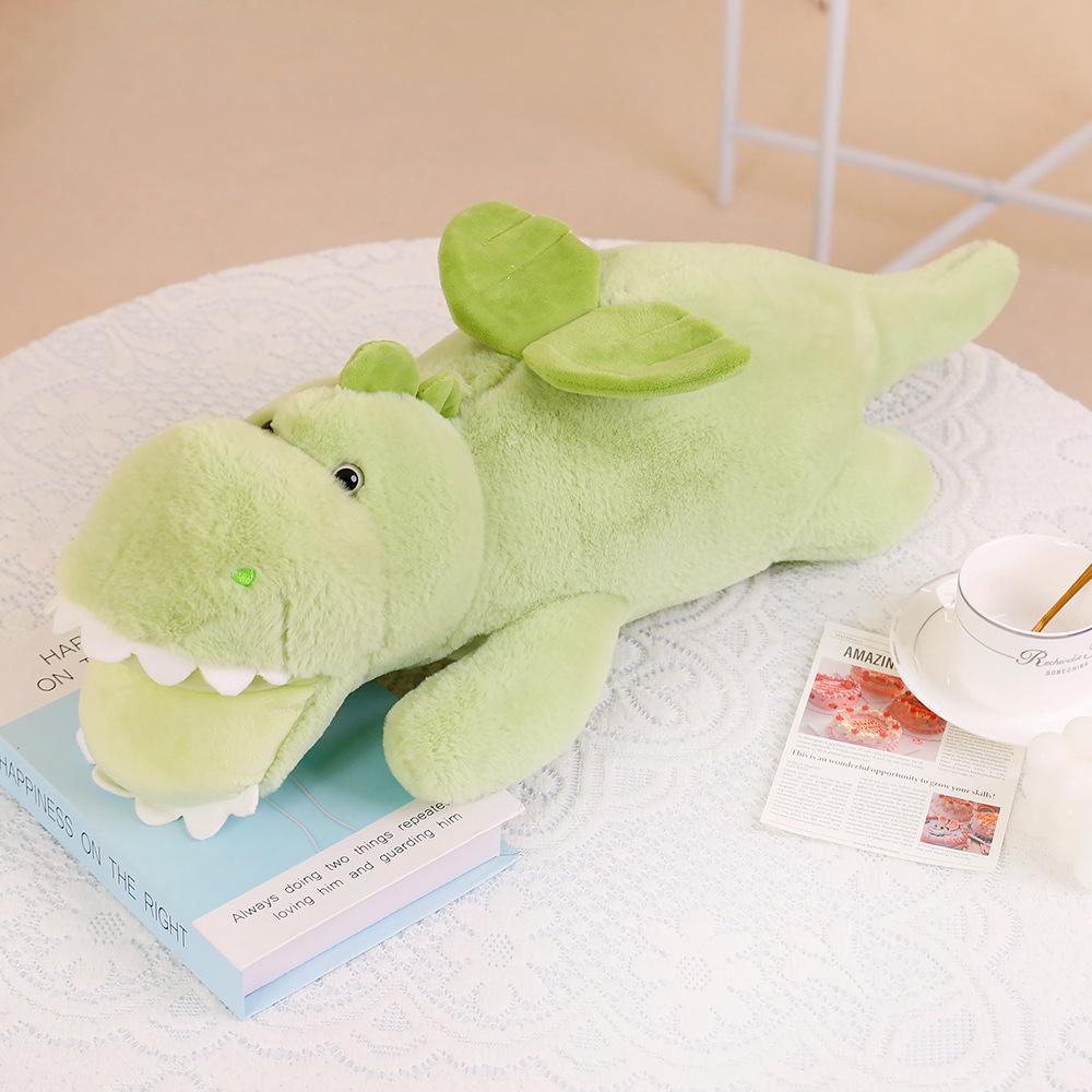 Cartoon Giant Lying Long Dragon Plush Pillow Toy Cute Stuffed Animals Dragon Plushies Cushion Anime Soft Kids Toys for HomeDecor