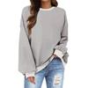 Women's  Sweatshirt Casual Long Sleeve O Neck Loose Pullover Tunic Top