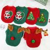 Christmas Dog Clothes Costume Winter Chihuahua Pug Pet Dog Clothing Hoodies New Year Cat Puppy Clothes Vest Shirt For Small Dogs