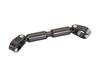 KITACO Handle Brace Adjustable Length Aluminum Alumite Finish Universal Black Approx. 140-174mm 619-9010150