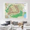 Wall Map,Romanian Map Series Background Cloth Map of Romania Home Wall Decor Painting,Geographical Tools,Tourism/education Tools