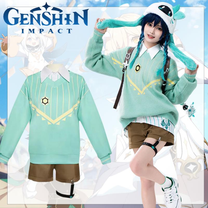 Wendy Impact Genshin Holiday Casual Wear Roleplaying Clothing Ornament Chest
