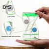 Liquid Motion Bubbler Timer Rotary Wheels Stress Relief Colorful Oil Dropping Hourglass Fidget Toy Home Office Desktop Decoration Kids Adults Gift
