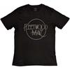 Fleetwood Mac Unisex Adult Classic Logo Cotton Hi-Build T-Shirt