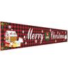 Merry Christmas Banner Flag Pulling Xmas Santa Claus Hanging Decor Outdoor