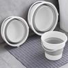 Portable Outdoor Fishing Bucket 5/10/17L Collapsible Wash Basin Folding Bucket  Household