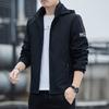 Removable Hooded Jacket Men's New Youth Casual Stand Collar Spring New Men's Jacket
