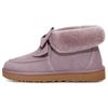 Kyrina Suede Warm Wrap Bow Ankle Snow Boots Women Boots Pink Purple 1120882-SHAD