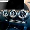 Car Central Dashboard AC Air Vent Outlet Ring Cover Trim For Mercedes-Benz GLA 200 H247  Carbon Fiber Accessories