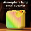 Bluetooth-compatible Speaker with Colorful Lights Low Latency Wide Area Sound Effect Rechargeable