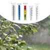 Upgraded Outdoor Rain Gauge Rain Meter Featuring Large Numbers & Blue Water Effect for Easy Reading & Installation
