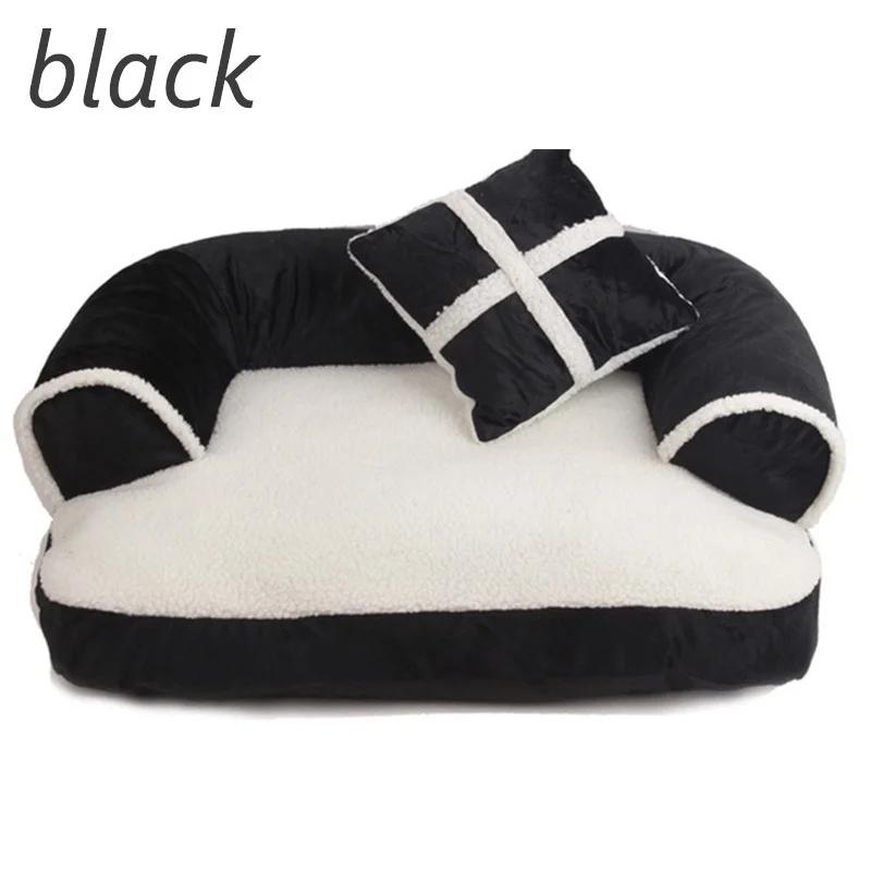 Cute Warm Double-Cushion Dog Bed Cotton Soft Sofa Pet House Dog Cat Beds Dog Kennel Pet Mat