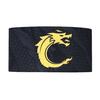 Sports Captain C Arm Unisex Elastic Fasten Tape Anti-slip Dragon Print Adjustable Band Team Training Outdoor Football Player Soccer Captain Armband