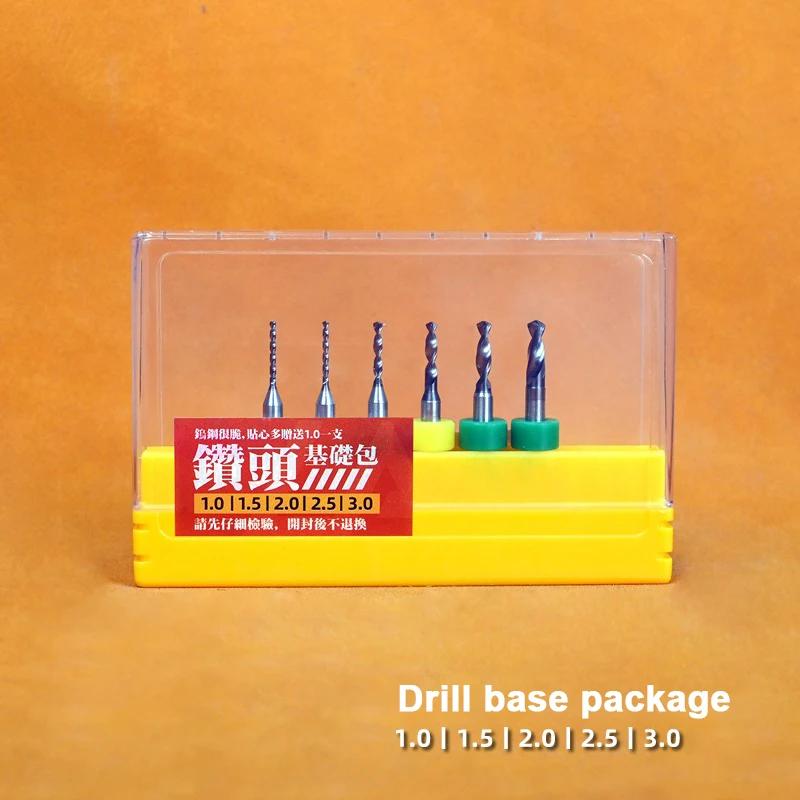 100Shiki Декомпрессионная ручная дрель Двойной подшипник Сплав Круглый хвост со сверлом из вольфрамовой стали для сборки модели Хобби