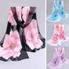 Fashion Lady Long Soft Chiffon Floral Print Shawl Wrap Stole Beach Scarf Gift