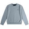 Polo Crew Neck Logo Pony Embroidered Long Sleeve Sweatshirt Men Sweatshirt Gray 710634932-002