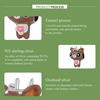 WOSTU Enamel Cartoon Cute Deer 925 Sterling Silver Charm Beads Fit Bracelet Bangle Fine Jewelry