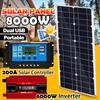 8000W Solar Panel System Solar Panel Battery Charge Controller 6000W Solar Inverter Kit Complete Power Generation