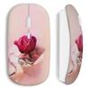 Wireless Mouse - MANIACASE - Pink - USB Wifi - Compatible Mac and PC - Ergonomic
