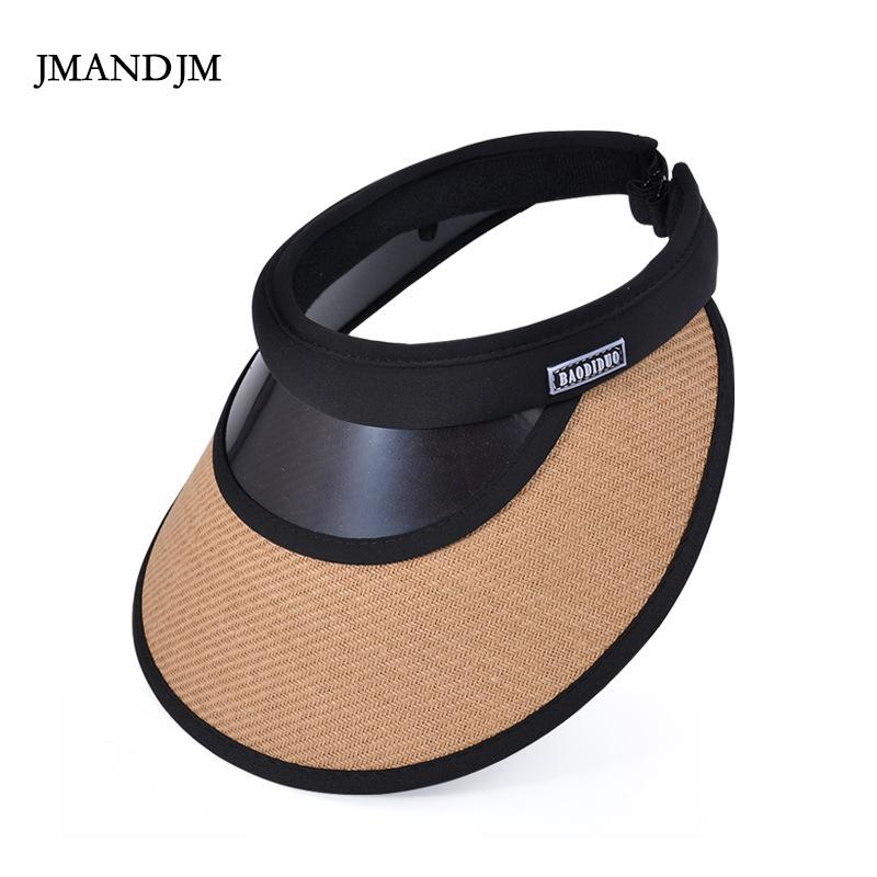 Summer Sunscreen Sunshade Empty Top Hat Korean Version Versatile Pearl Hat Women's Vinyl Big Eaves Headband Sun Hat