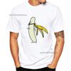 Unisex Banana Disrobe Funny Design Print T-shirt Summer Humor Joke Hipster 100% Cotton T-Shirt Casual T Shirts Outfits Streetwear Unisex