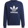 Adidas Adicolor Classics Trefoil Crewneck Sweatshirt Night Indigo Men Streetwear IM4502