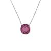 Necklace - LOVA LOLA VAN DER KEEN - Amethyst - 925 Sterling Silver - Length 42 Cm - Women's Jewelry