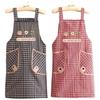 Дышащий кухонный фартук Хлопковые кулинарные фартуки для выпечки Новый кулинарный халат для женщин и девушек