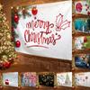 Christmas Tapestry Wall Mount Santa Claus Christmas Tree Fireplace Elk Tapestry Bedroom Living Room Dormitory Wall Decoration