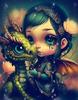 Diamond Painting Dragon Baby New Arrival 2023 Diamond Embroidery Cartoon 5d Mosaic Picture Full Drill Square Round Craft