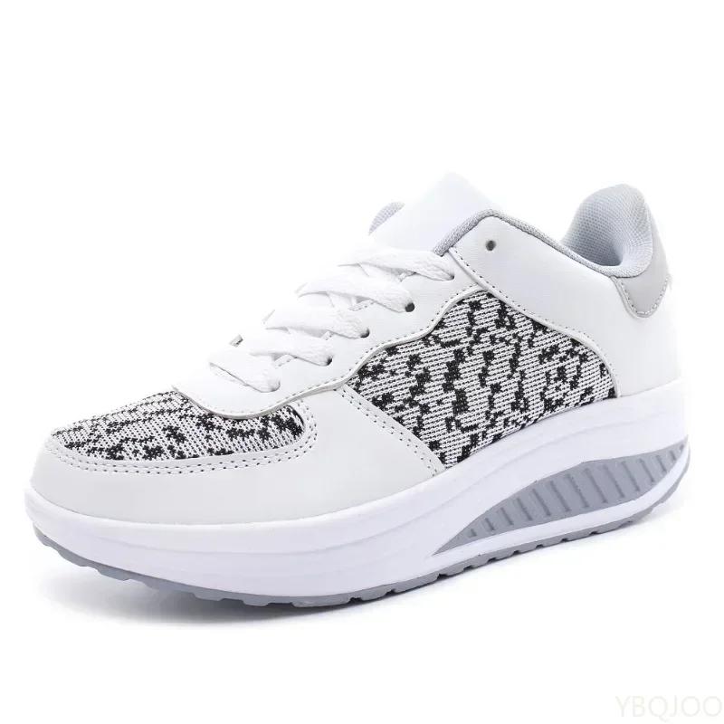 Women's Sneakers New Breathable Shoes Waterproof Wedge Platform Women's Sneakers Ladies Casual Shoes Swing Dance