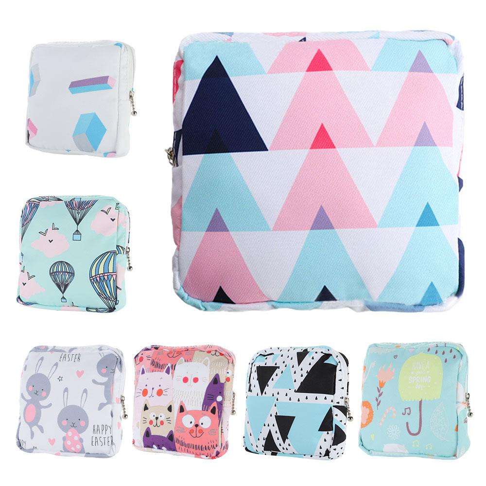 Towel Credit Card Holder Coin Purse Sanitary Napkin Storage Bag Sanitary Pad Bags Storage Pouch