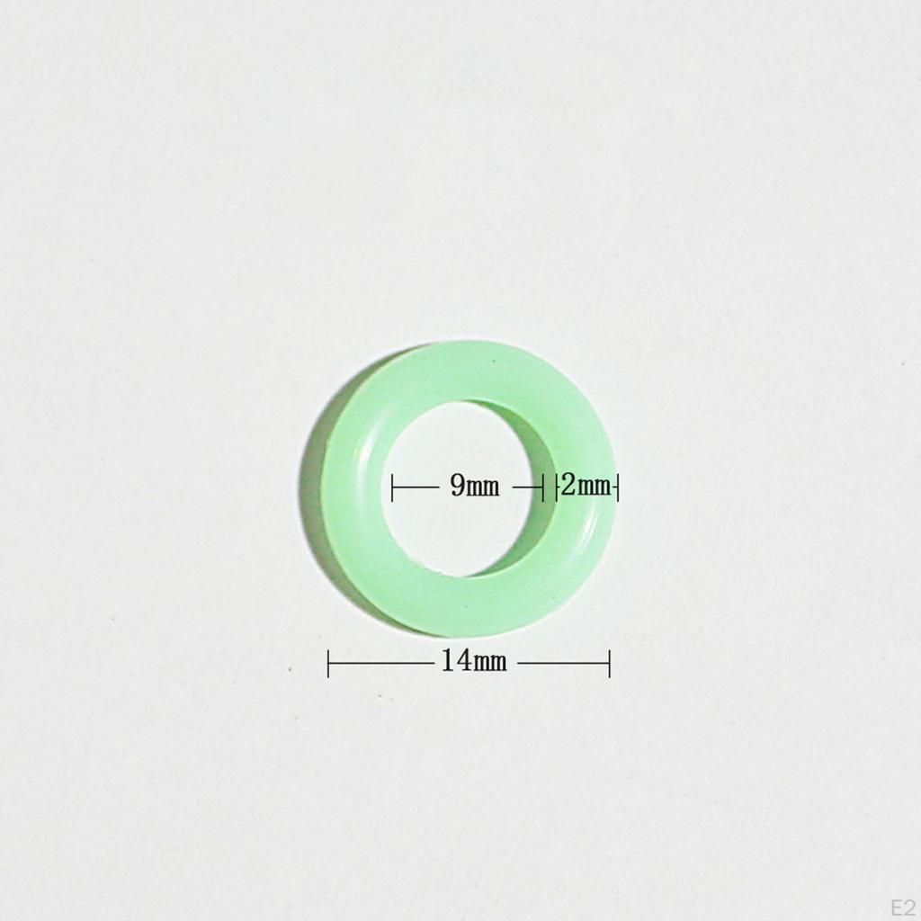 100 Pieces Tent Stake Rings Nail Ground O for Mountaineering Hiking