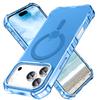 For iPhone 17 Pro Case Compatible with MagSafe Small Wavy Edge PC+TPU Phone Cover