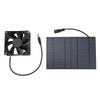 Solar Panel Fan Reduce Temperature Humidity IPX7 Waterproof Solar Powered Fan for Chicken Coop