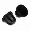 2Pcs 85mm Black Rubber Car LED Headlight Dust Cover Housing Seal Cap Waterproof