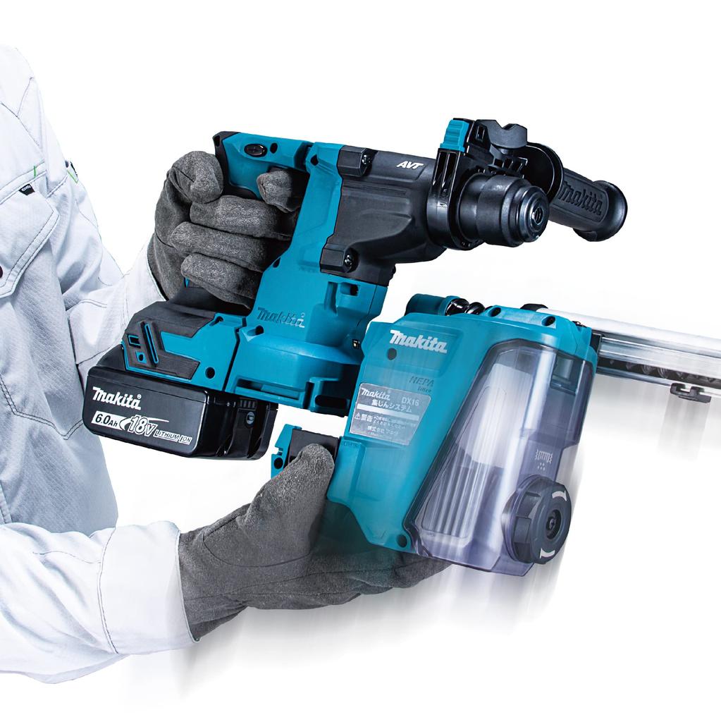 Makita 18mm Rechargeable Hammer Drill 18V Variable Speed with and Charger Sold Separately HR183DZKV Case/Battery