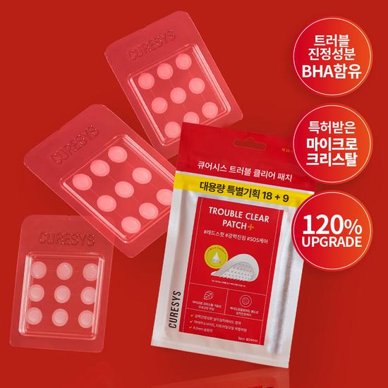 CURESYS Trouble Clear Patch Large Capacity 27 Sheets