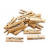 Mini Clothespin - Natural - 2.5 Cm - Solid Wood - 50 Pieces - Decorative Objects