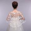Summer Beige Wedding Lace Appliques Shrug Shawl