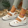 Plus-size Sandals Women's Spring Roman Cutout Velcro Women's Shoes