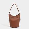 2025 Korean Version of Trendy Foreign Style Soft Portable Bucket Bag Simple Daily Large-capacity Bag Texture Shoulder Bag Women